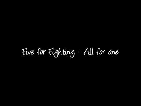 Five for Fighting - All for One Lyrics