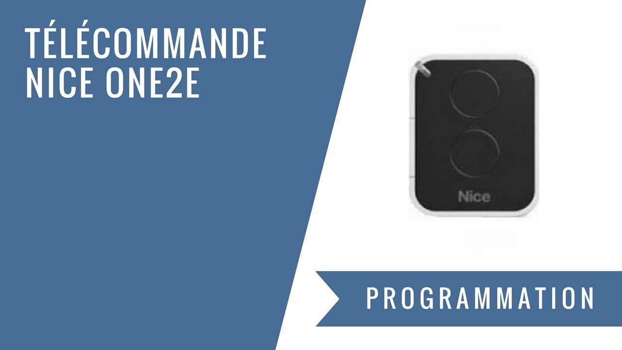 Comment programmer une télécommande NICE ON2E 