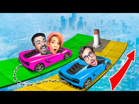 LITIGO CON I MIEI AMICI NELLA CO-OP RACE IMPOSSIBILE DI GTA 5!