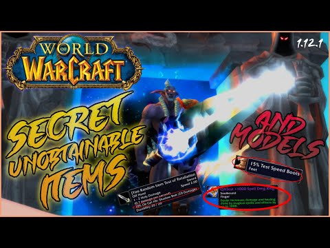 🤫 Secret Unobtainable Items And Models (WoW Vanilla) 🤫