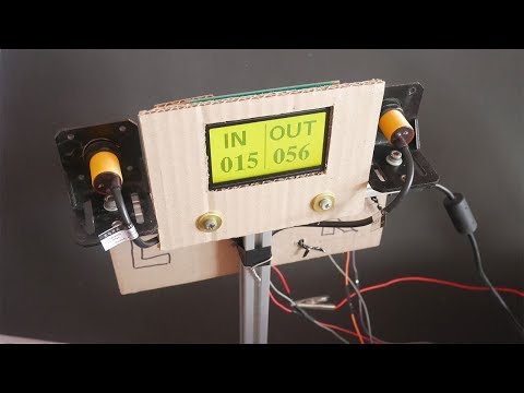 Arduino Project - DIY IR BIDIRECTIONAL PERSON COUNTER