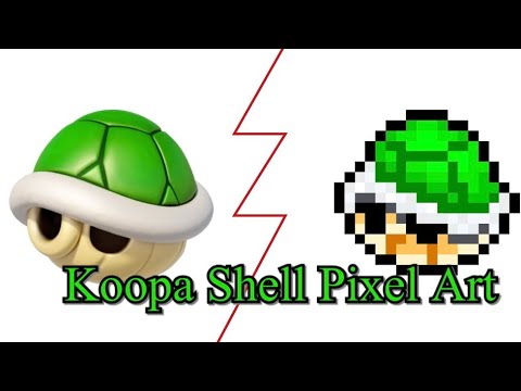 Pixel Art of... a Koopa Shell
