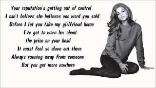 Selena Gomez &amp; The Scene -  Outlaw Karaoke / Instrumental with lyrics on screen