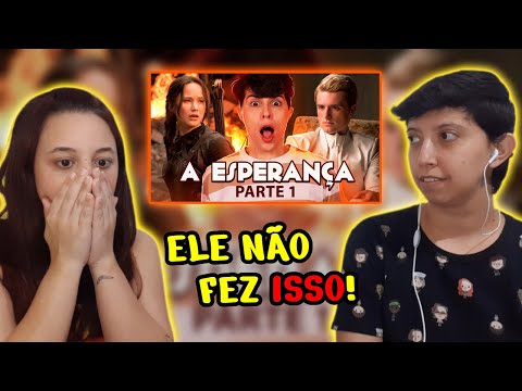 REACT KATNISS QUEIMA TUDO EM JOGOS VORAZES - A ESPERANÇA PARTE 1! | JESSICA BALLUT