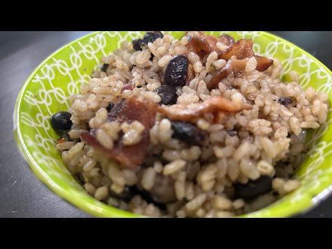 How to make rice with black beans