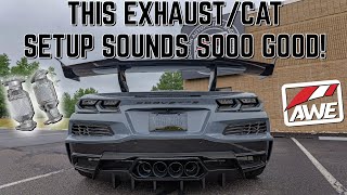 That Flat Plane V8 Sound Gets Even Better | C8 Z06 Stock to AWE Exhaust!