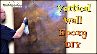 Vertical wall epoxy, DIY
