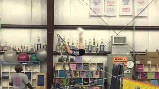 Hailey Davis Class of 2020 -- Fall uneven bars training