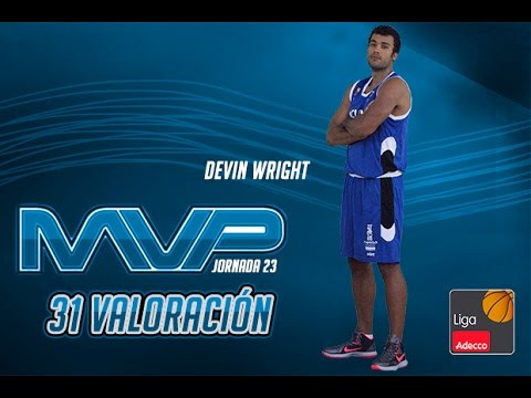 Devin Wright - MVP Jornada 23 Adecco Oro 14/15