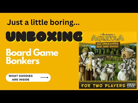 Unboxing | Agricola - All Creatures Big and Small