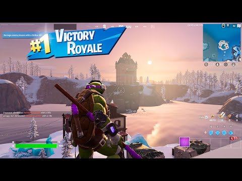 !!!Teenage Mutant Ninja Turtles!!! Fortnite (Donatello Gameplay) Chapter 5 Season 1