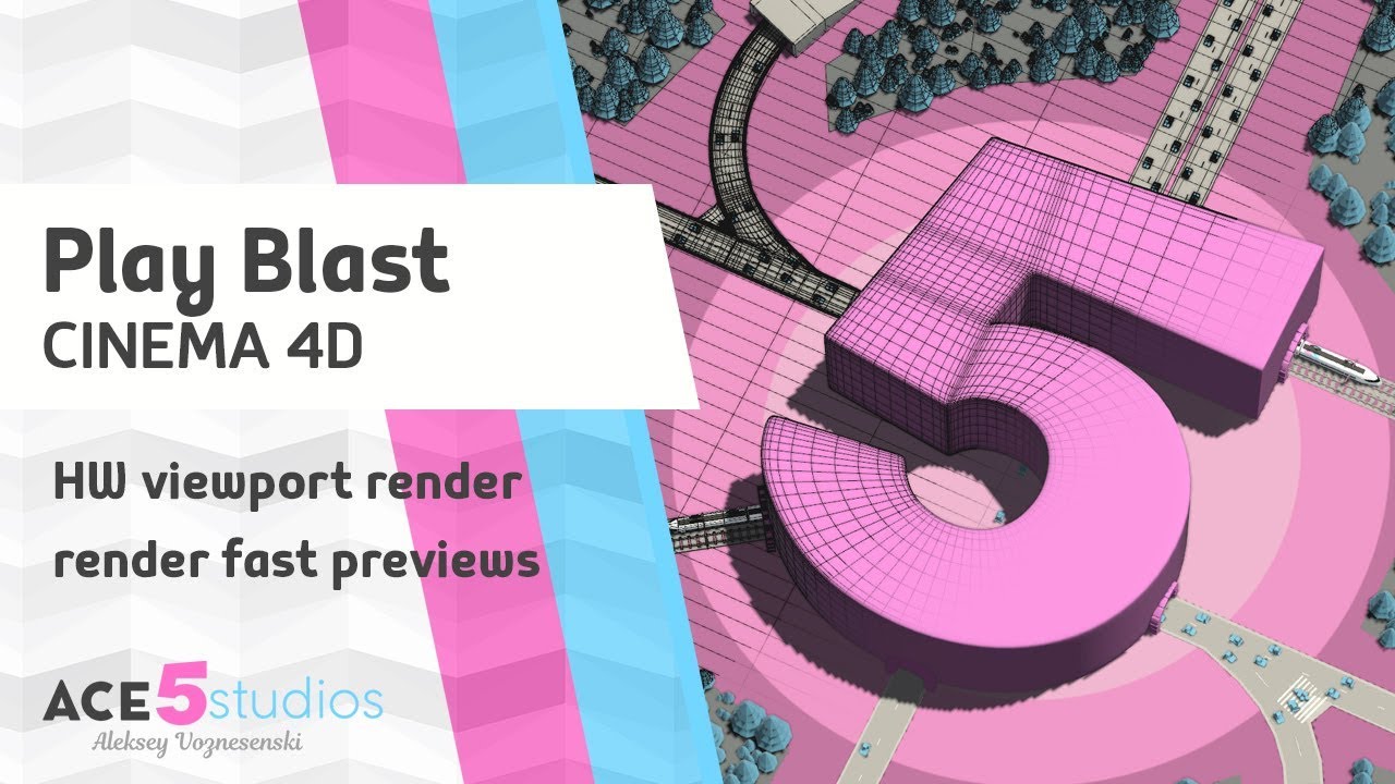 C4D - playblast render or Hardware preview