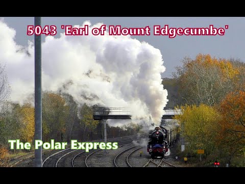 GREAT day chasing 'The EARL' !!! 5043 Earl of Mount Edgecumbe on the Polar Express 6th December 2025