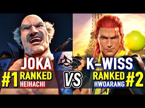 T8 🔥 JOKA (#1 Ranked Heihachi) vs K-WISS (#2 Ranked Hwoarang / Heihachi) 🔥 High Level Gameplay