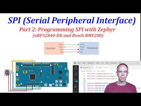 SPI (Serial Peripheral Interface) Part 2: Programming with Zephyr, nRF52840-DK and Bosch BME280