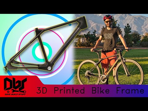 I Built a 3D Printed Carbon Fiber Bicycle!