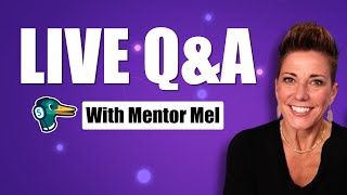 StreamYard Live Q&A with Mel