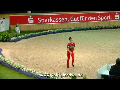 Lara Höfers - Damen 48 - DJM Voltigieren Aachen 2017