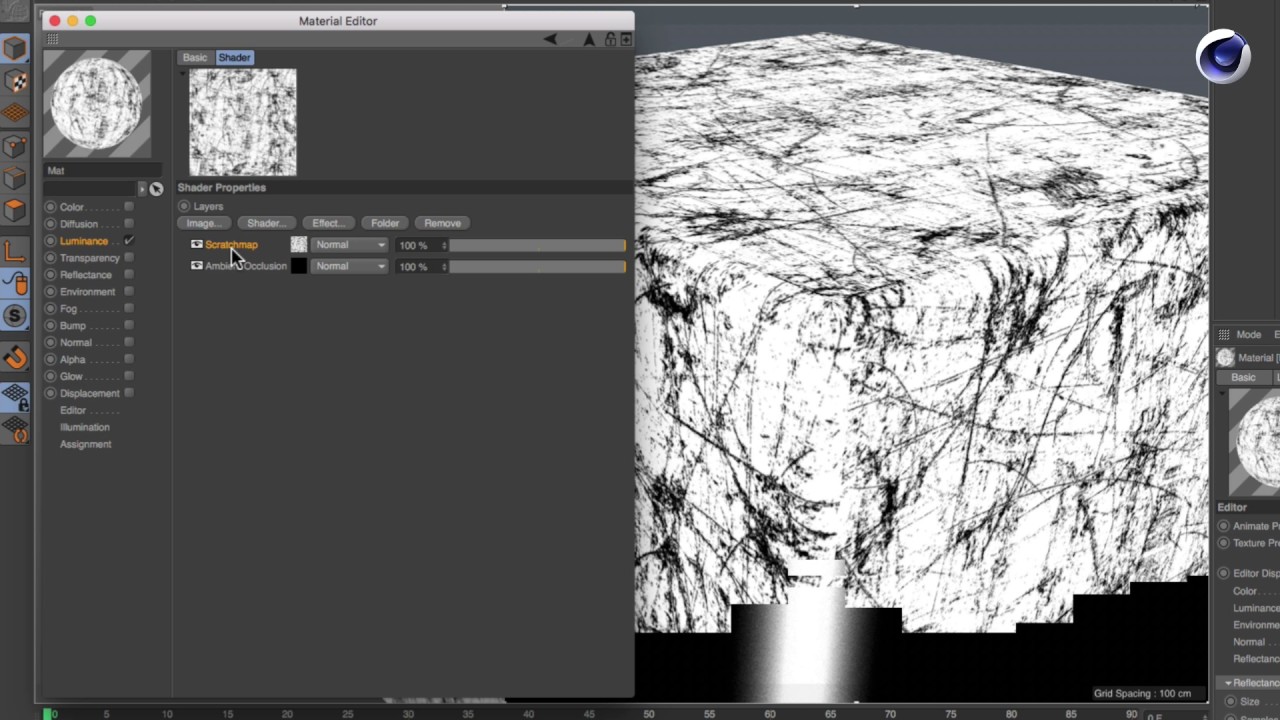Worn edges with inverted AO - Tutorials - Blog - C4Dzone