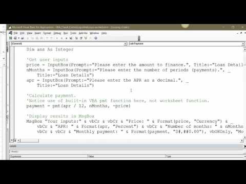 Control Logic and Loops in VBA