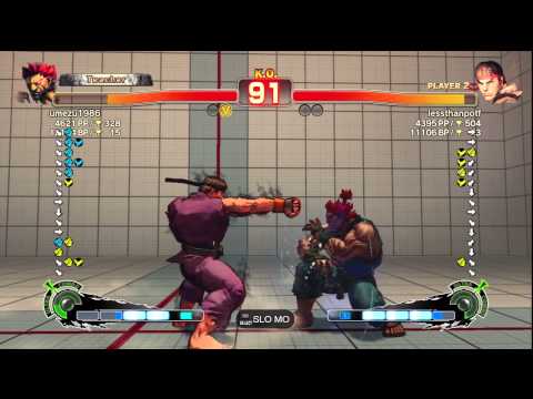 umezu1986 [Gouki] vs. lessthanpotf [Ryu] | SSF4 AE