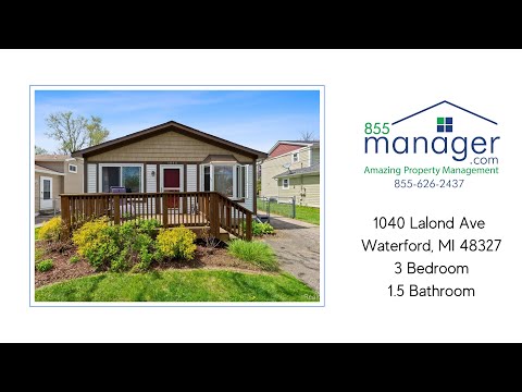 Spacious 3-Bedroom Tri-Level Home with Private Elizabeth Lake Access! property video