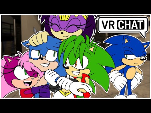 Sonic's Family Meet Movie Sonic! (VR Chat)