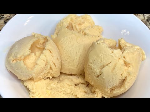 Homemade Peach Ice Cream from Fresh Peaches