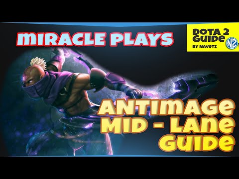 Antimage Mid?! Guide/Tutorial with Miracle gameplay