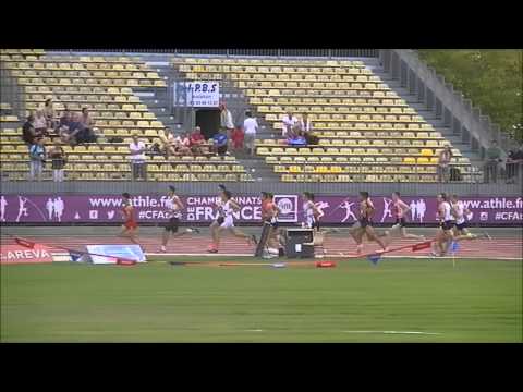 championnat de France Albi 2015 - finale 1500 m junior homme
