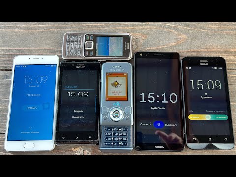 Nokia 6300 Vs Sony Ericsson K500 Alarm Clock Vs Timer Nokia A01 & Asus & Meizu m3S