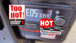 Weber Searwood Pellet Grill! / It’s Too Hot!!!