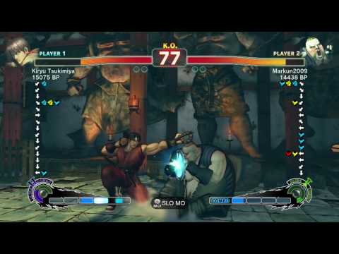 SSF4 - Kiryu Tsukimiya (Guy) vs. Markun2009 (Rufus)