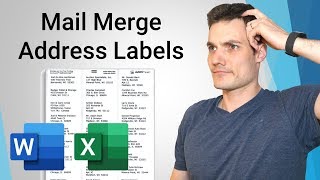 How to Mail Merge Address Labels - Office 365
