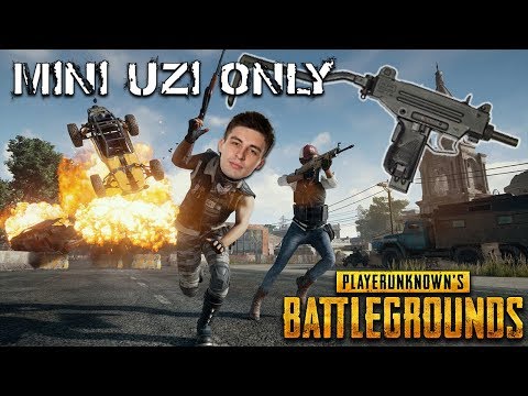 Shroud Wins Solo Using Mini Uzi Only - PlayerUnknown's Battlegrounds