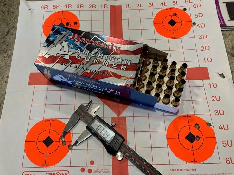 Hornady American Gunner 7.62x39 123 gr HP ammo/range test in the Ruger American Ranch 7.62x39 rifle!