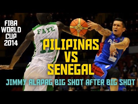 PHILIPPINES VS SENEGAL  FIBA WORLD CUP 2014 #PUSO❤ #4thQuarterPlusOvertime   #FearlessAlapag