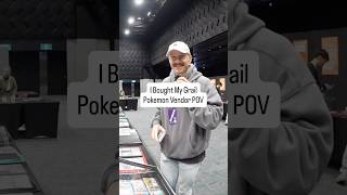 I Bought My POKEMON CARD Grail😛 #pokemon #pokemoncards #pokemonvendor #vendorpov