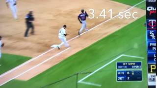 Base Hit Bunting - Push Bunt - Byron Buxton - RH Batter