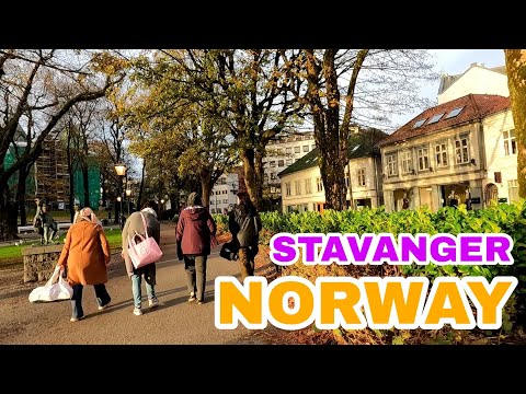 Stavanger, Norway Virtual Walk in November