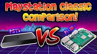 Playstation Classic PSTV Versus Raspberry Pi 3B+ Comparison!