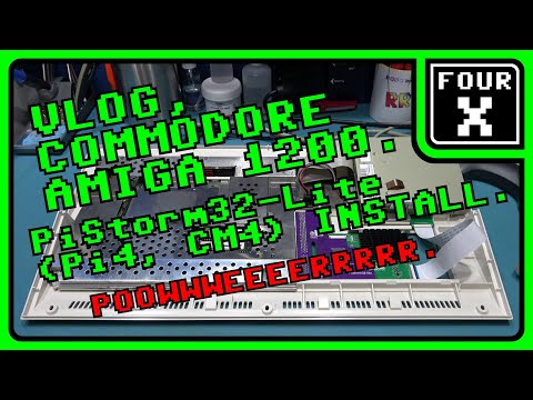VLOG - Commodore Amiga 1200 - PiStorm32-Lite (Pi4 CM4) Install