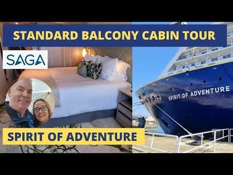 Standard Balcony Cabin Tour Saga Spirit of Adventure Cruise Ship
