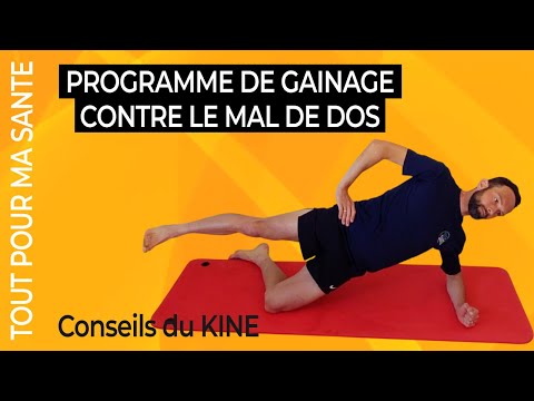 Gainage et Mal de dos : 4 exercices pour se soulager