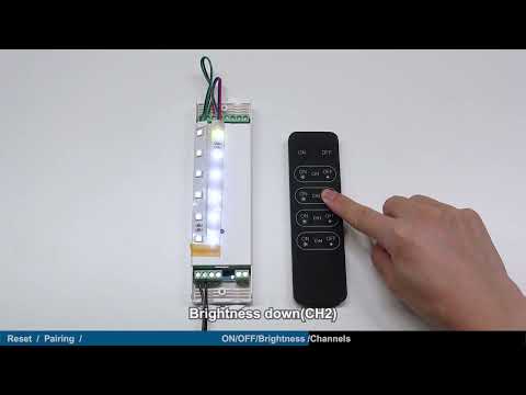 RF Remote Working with RF Receiver SR-2801e & SR-2501n