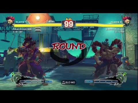 WARRIORofEAST ( AKUMA ) VS JR RODRIGUEZ ( AKUMA ) SSFIV ENDLESS BATTLE MATCH ON PS3 GAMES 1-6