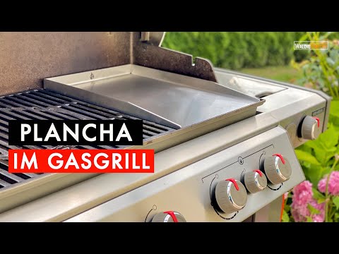 PLANCHA IM GASGRILL?  / PLANCHA EINBRENNEN? REINIGEN? / GRILLPLATTE TEST