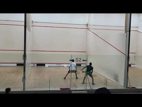 S.Ep5 Malaysia Squash Open 2021. Watch the volley nick n front back end trick shot by Tayyab Aslam