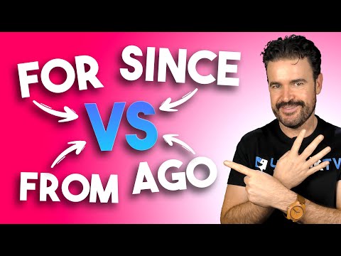 👨‍🏫 FOR ➤ SINCE ➤ AGO ➤ FROM ➡️ Ejercicios para DIFERENCIARLOS