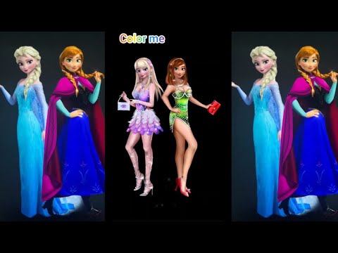 Frozen Anna Elsa Dress Up Summer- Disney Princess Clothes SWITCH UP Fashion